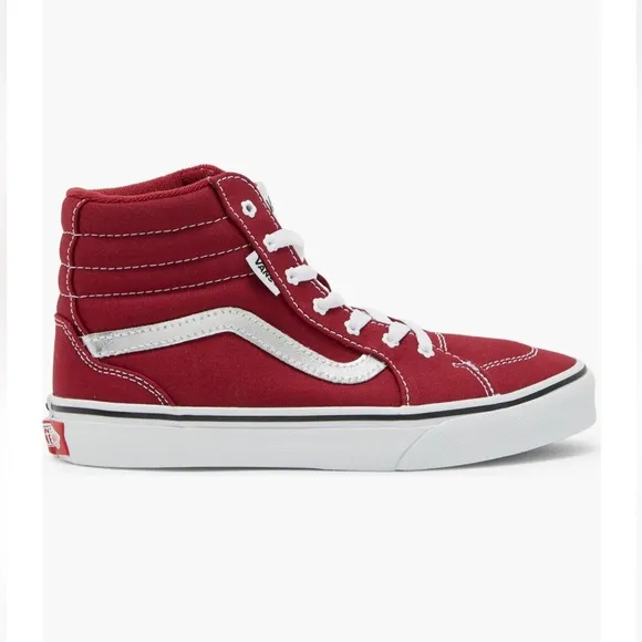 - New size 6 VANS FILMORE Hitop red Sneakers Shoes Big Kid