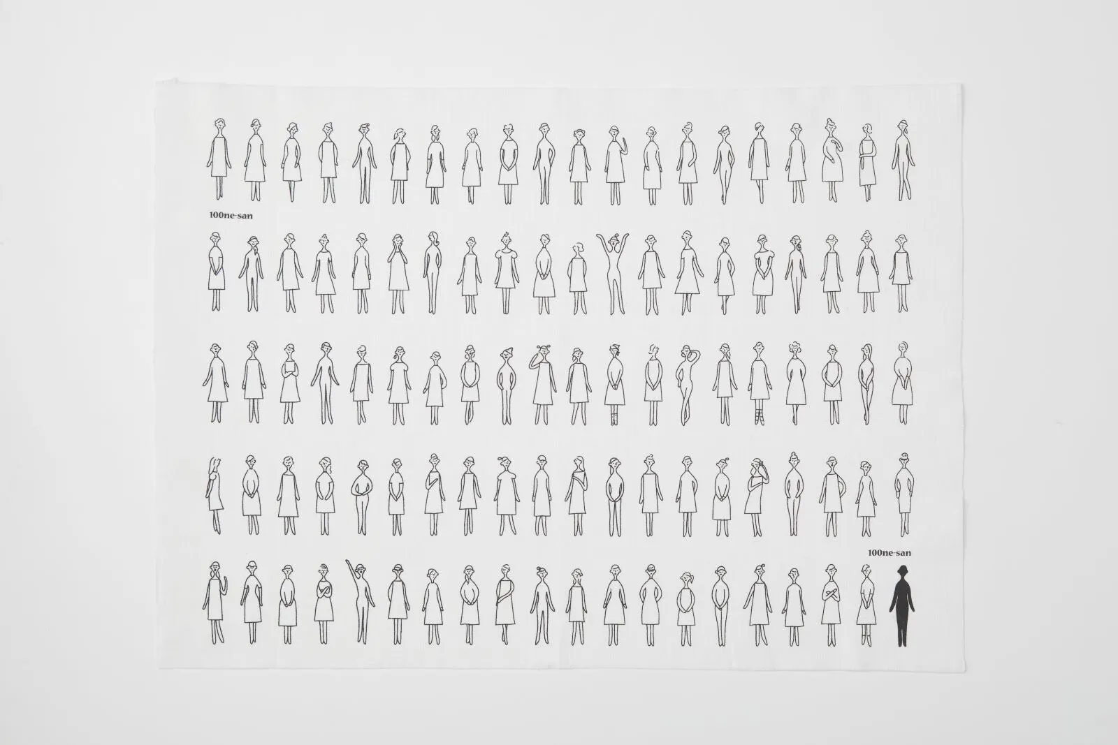 100 Ladies Embroidery Cloth