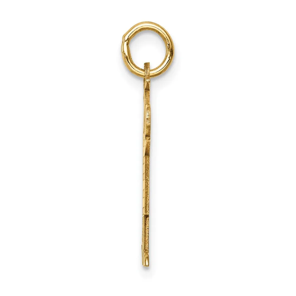 14k Yellow Gold Kid Charm