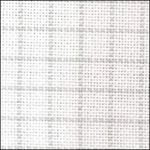16 Count Aida Easy Count White Cross Stitch Fabric