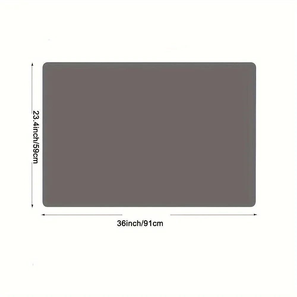 1pc Large Silicone Kitchen Counter Mat - Heat Resistant, Anti-Slip, Multi-Purpose Countertop Protector - Easy Clean, Durable, Versatile Kitchen and Home Supplies Essential