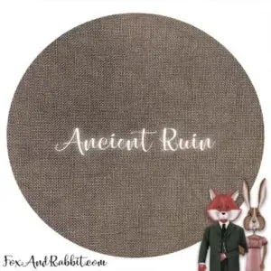 32 Count Linen - Ancient Ruin - Fox and Rabbit Designs