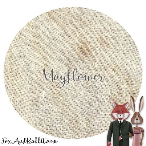 32 Count Linen - Mayflower - Fox and Rabbit Designs