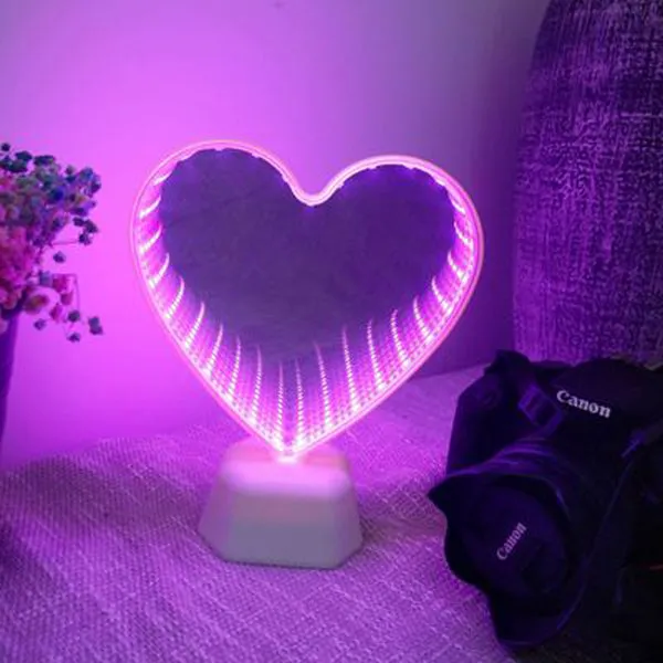 3D LED Infinity Mirror Night Lights