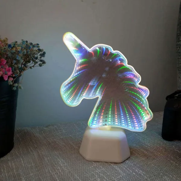 3D LED Infinity Mirror Night Lights