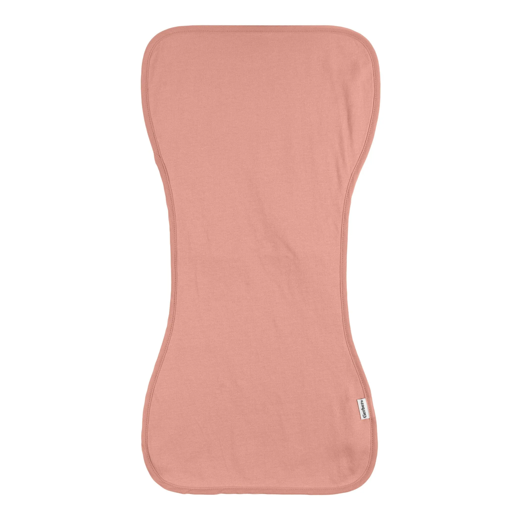 5-Pack Baby Girls Pink Rainbows Jersey Burp Cloths