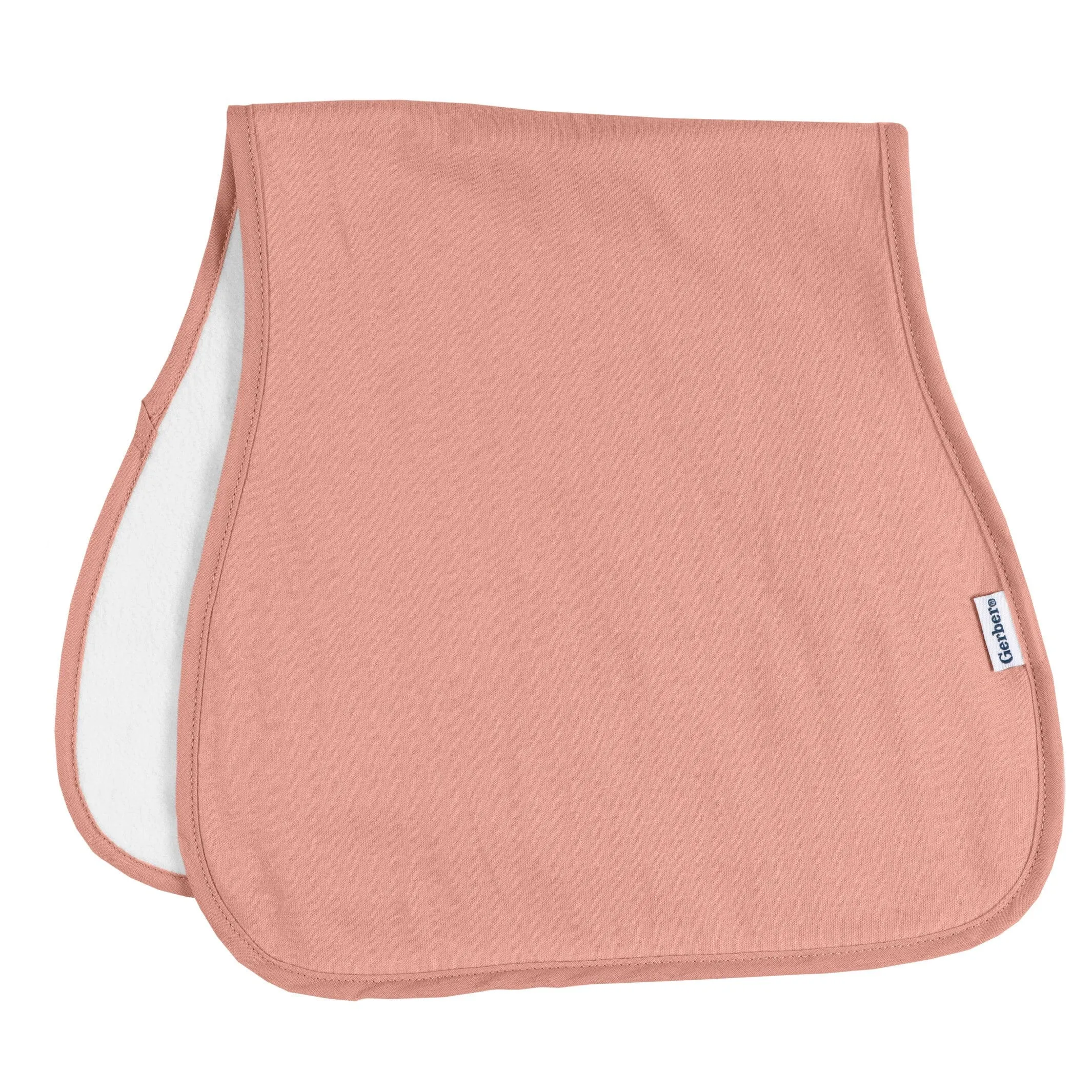5-Pack Baby Girls Pink Rainbows Jersey Burp Cloths