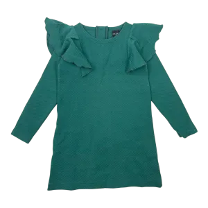 Aarre frill shirt, green | 110/116cm