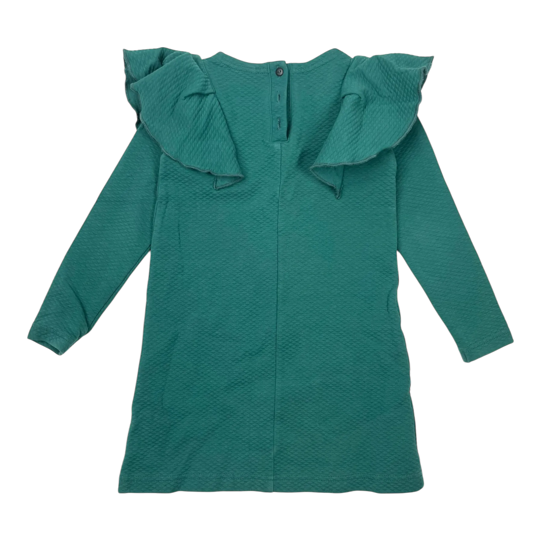 Aarre frill shirt, green | 110/116cm
