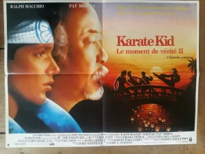 Affiche KARATE KID II Le moment de vérité John G.AVILDSEN Pat MORITA 60x80cm