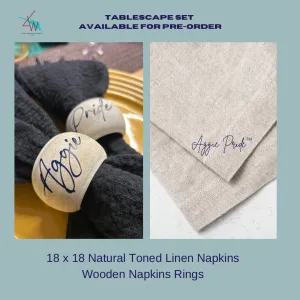Aggie Pride Linen Napkins