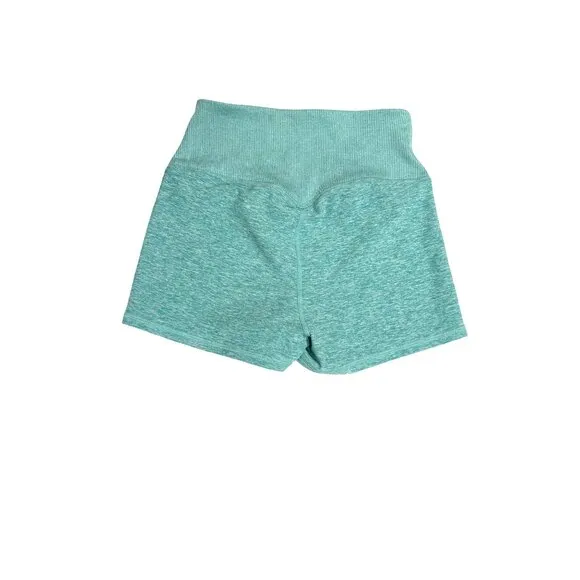 ALO Yoga Alosoft Aura Short in Bright Aqua Heather