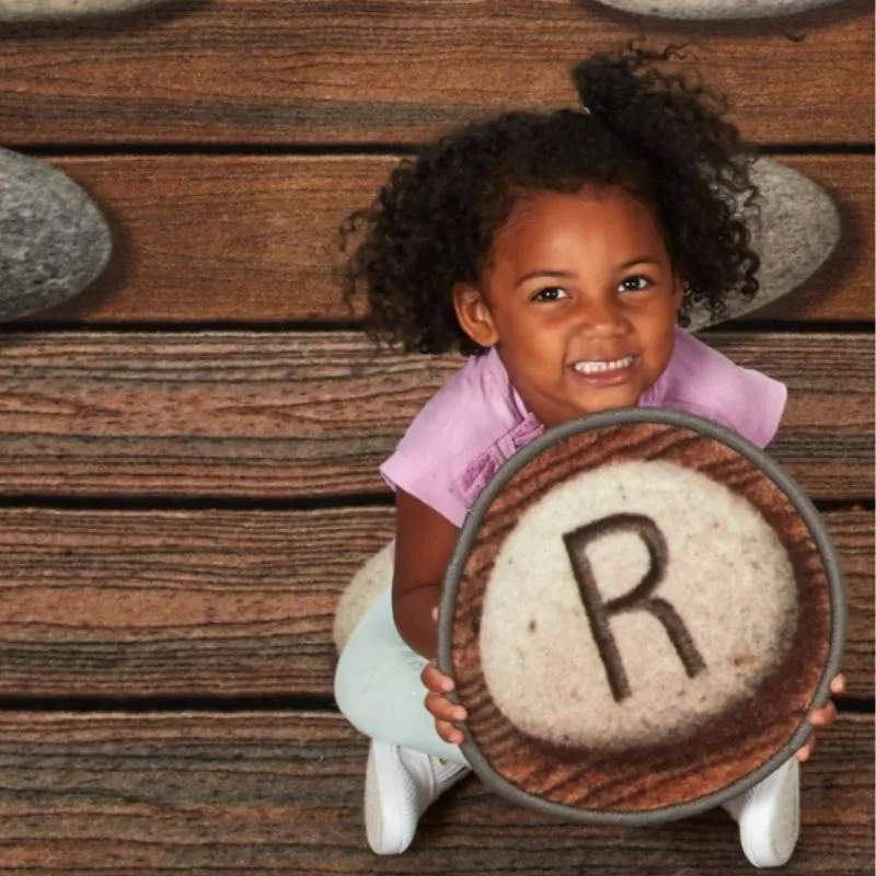 Alphabet Stones Seating Rounds - Set of 26