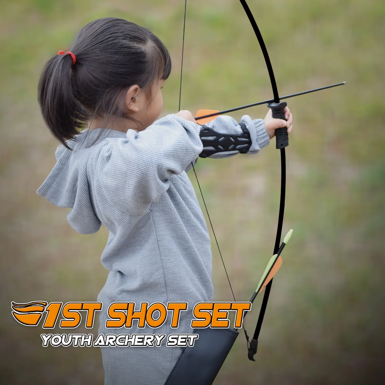 Archery Recurve Bow and Arrow Set with Sucker Arrow for Youth Children Junior Beginner