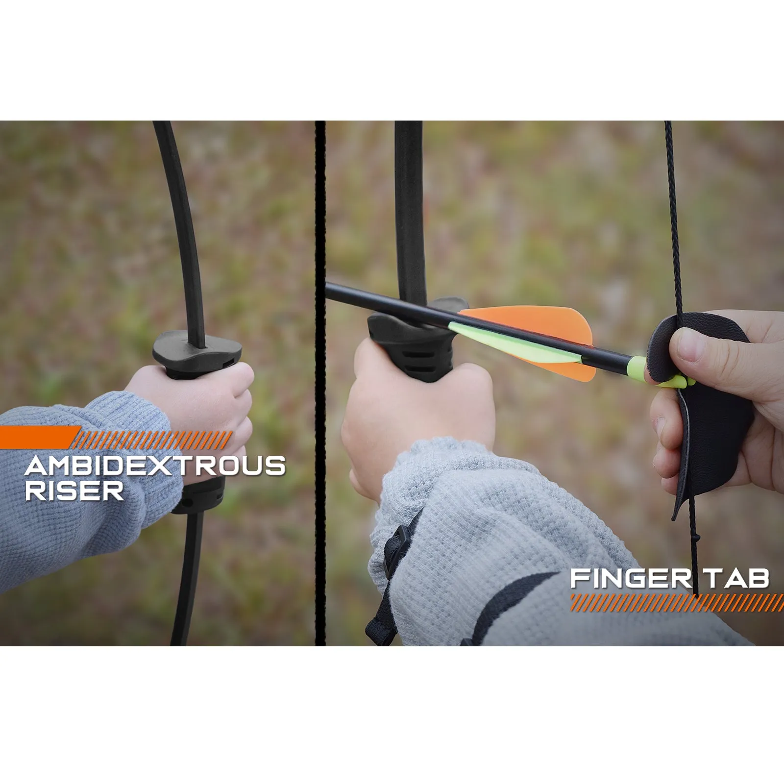 Archery Recurve Bow and Arrow Set with Sucker Arrow for Youth Children Junior Beginner