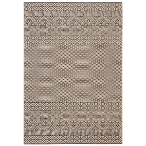 Arneshia Geometric Beige Indoor / Outdoor Area Rug Wade Logan® Rug Size: Rectangle 2' x 3'7"