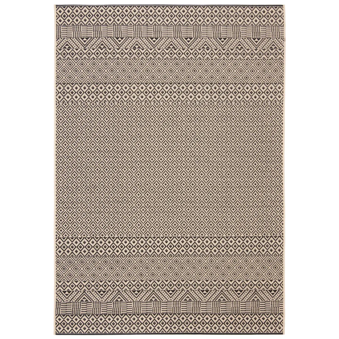 Arneshia Geometric Beige Indoor / Outdoor Area Rug Wade Logan® Rug Size: Rectangle 2' x 3'7"