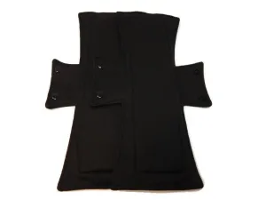 Athletic Wicking Black Night/Postpartum Pad Set (2)
