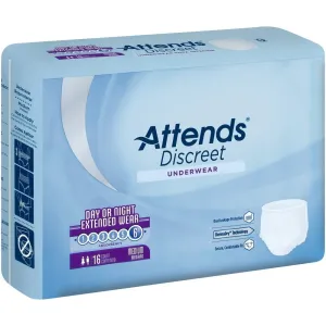 Attends Discreet Underwear Day/Night, M (APPNT20) 16pk