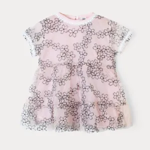 Attractive Pink Little Girl Frock
