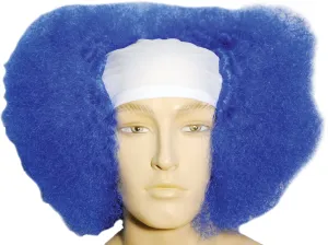 Bald Curly Clown Wt Front Blue