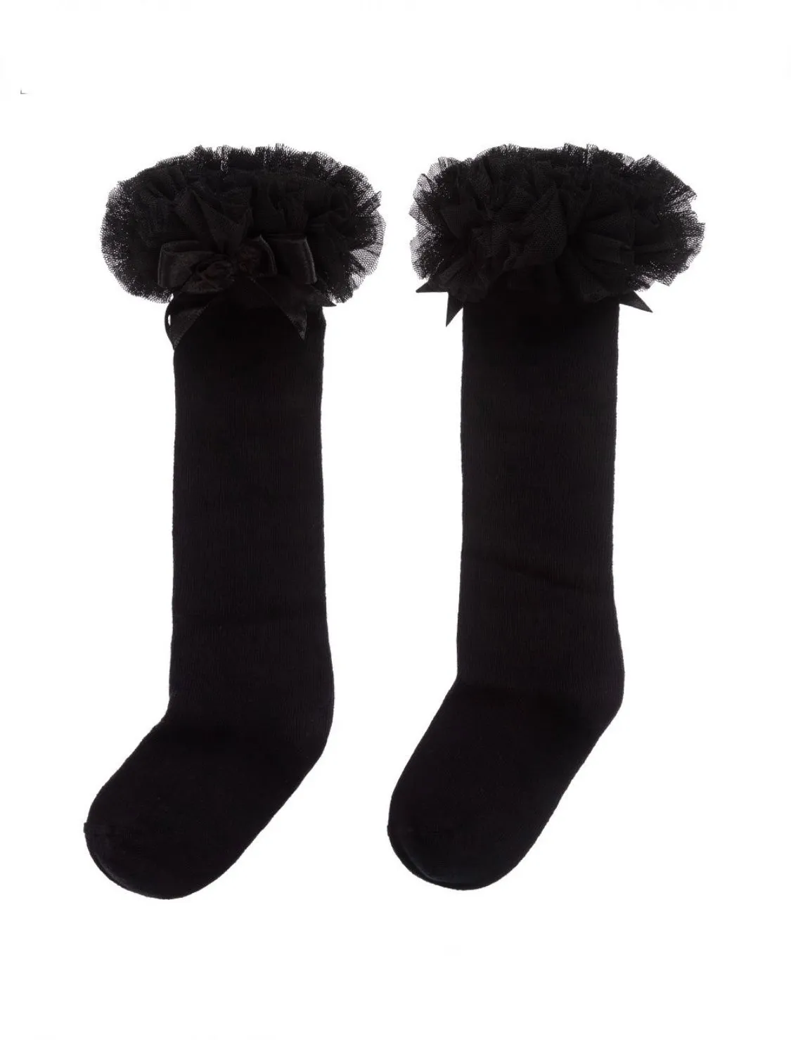 Beau Kid Tutu Knee Socks - Black