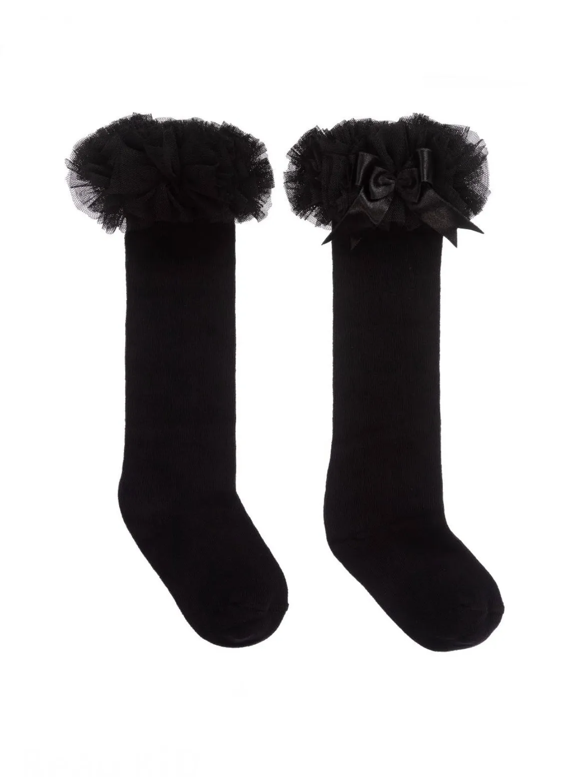 Beau Kid Tutu Knee Socks - Black