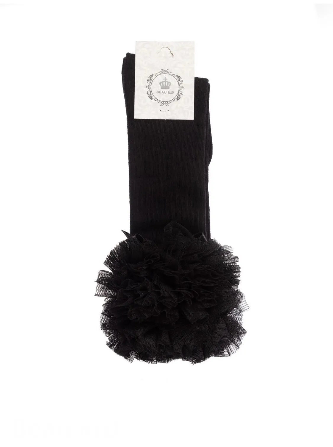 Beau Kid Tutu Knee Socks - Black