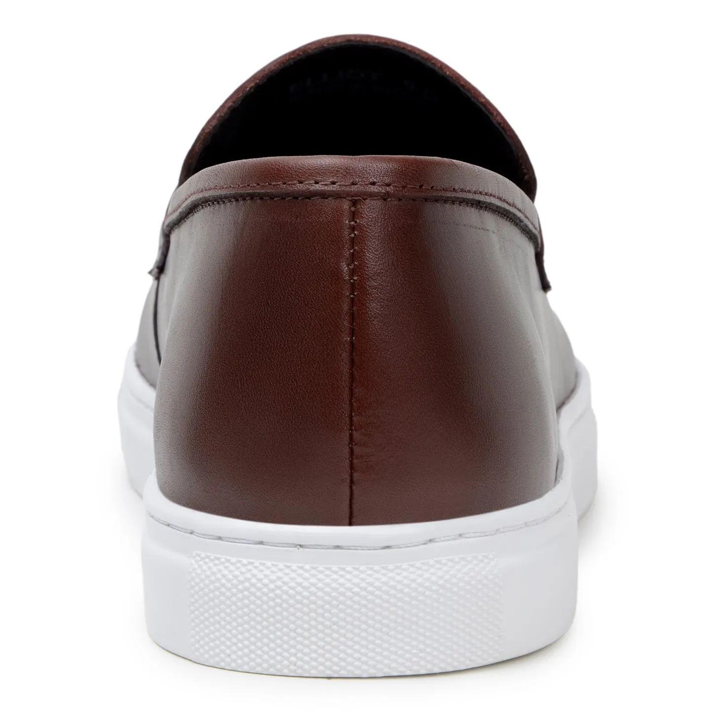 Belvedere Elliot in Brown Nappa Leather Slip-On Penny Sneaker
