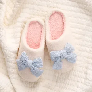 Betty Bow Blue Slippers