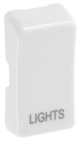 BG RRLTW Nexus Grid Rocker Embossed (LIGHTS) - White