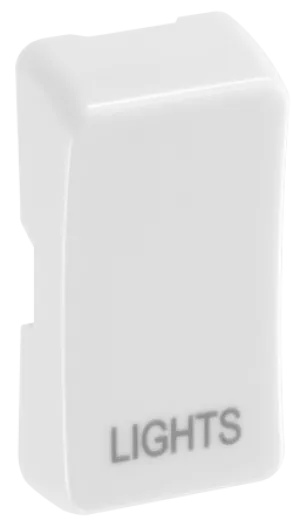 BG RRLTW Nexus Grid Rocker Embossed (LIGHTS) - White