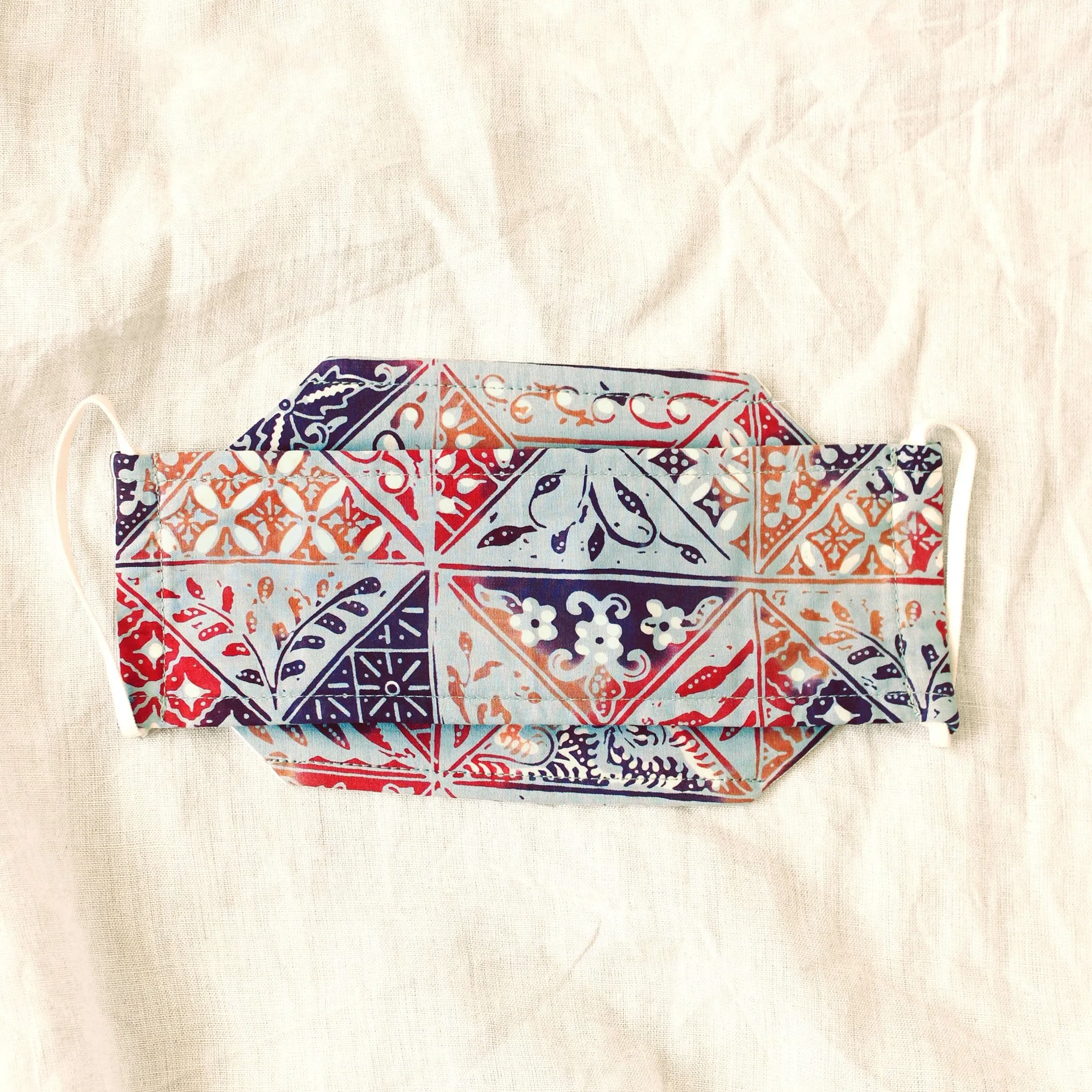 BLUE JAVA 3-ply Expandable Face Mask with Filter Pocket