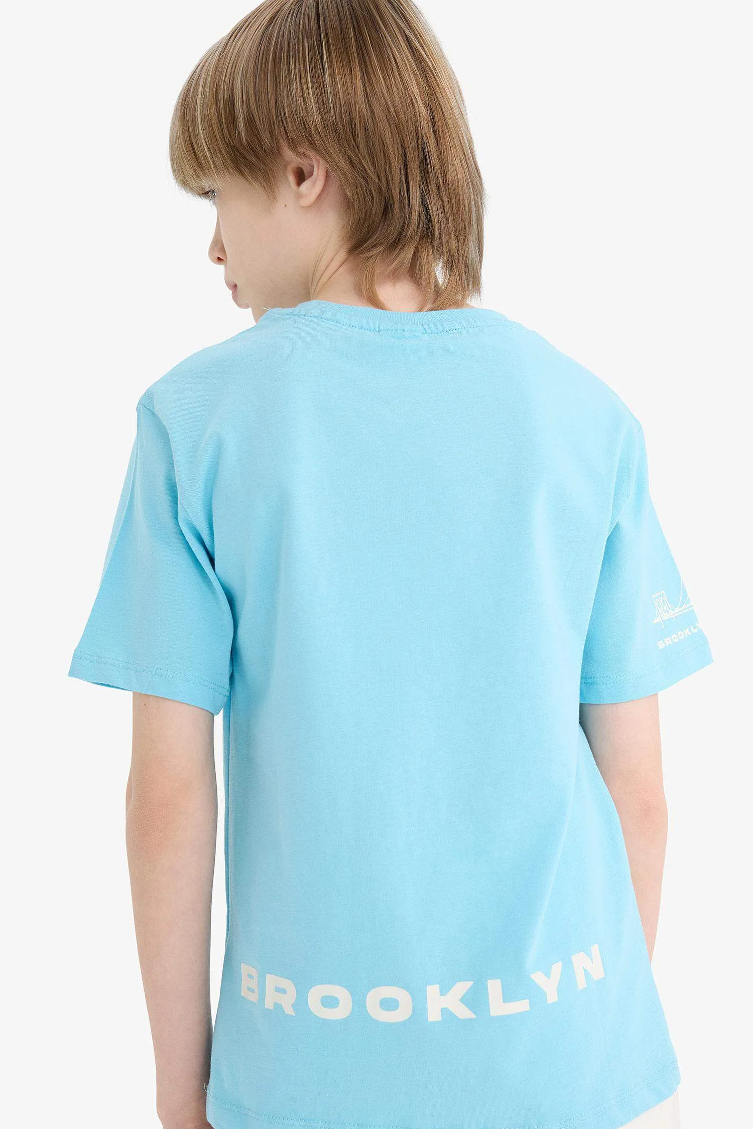 Boy Crew Neck Printed Short Sleeve T-Shirt
