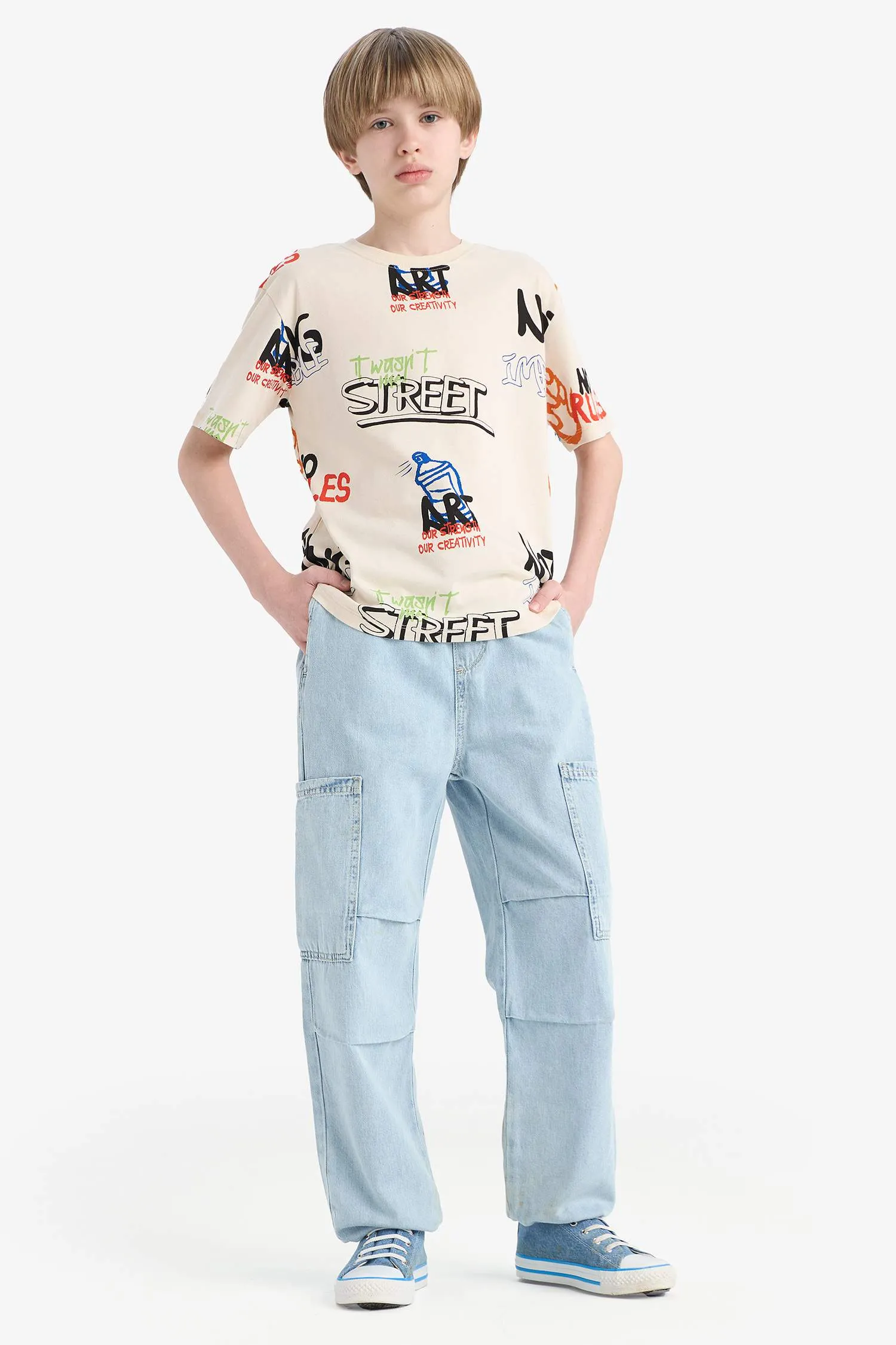 Boy Parachute Jeans