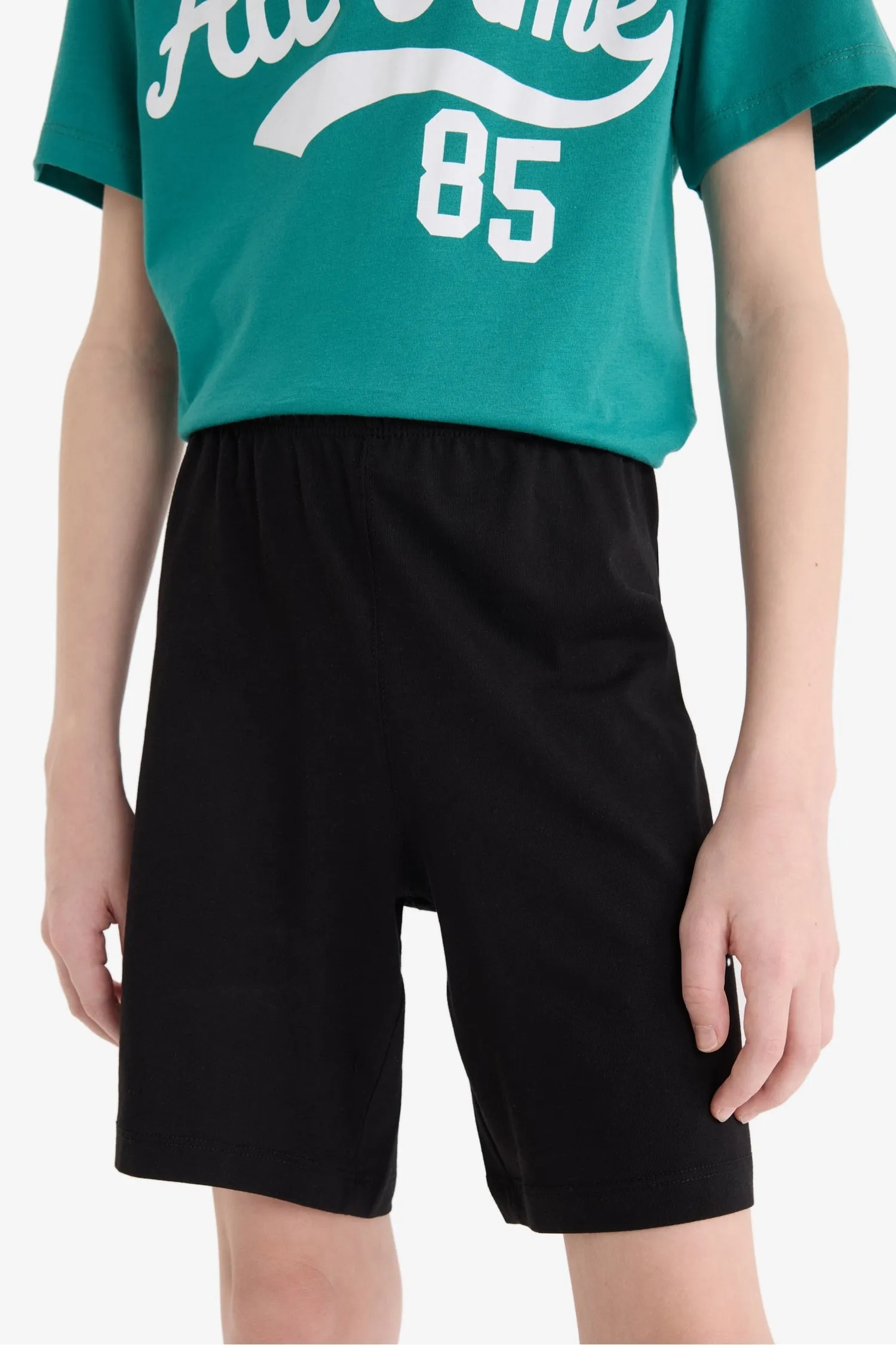 Boy Printed Short Sleeve T-Shirt Shorts 2 Piece Set
