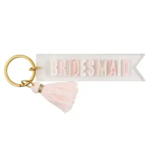 BRIDESMAID ACRYLIC KEYCHAIN