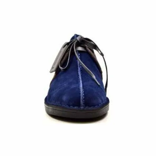 British Walkers Kingston Men's Navy Blue and Gray Suede