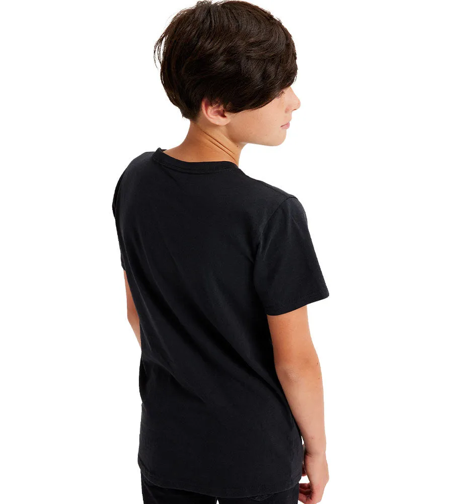 Burton Kids' Classic Mountain High Short Sleeve T-Shirt True Black 2025