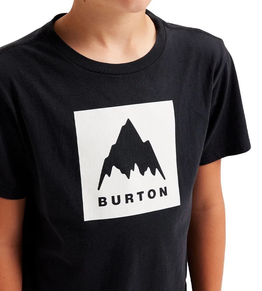 Burton Kids' Classic Mountain High Short Sleeve T-Shirt True Black 2025