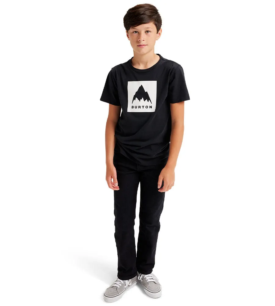 Burton Kids' Classic Mountain High Short Sleeve T-Shirt True Black 2025