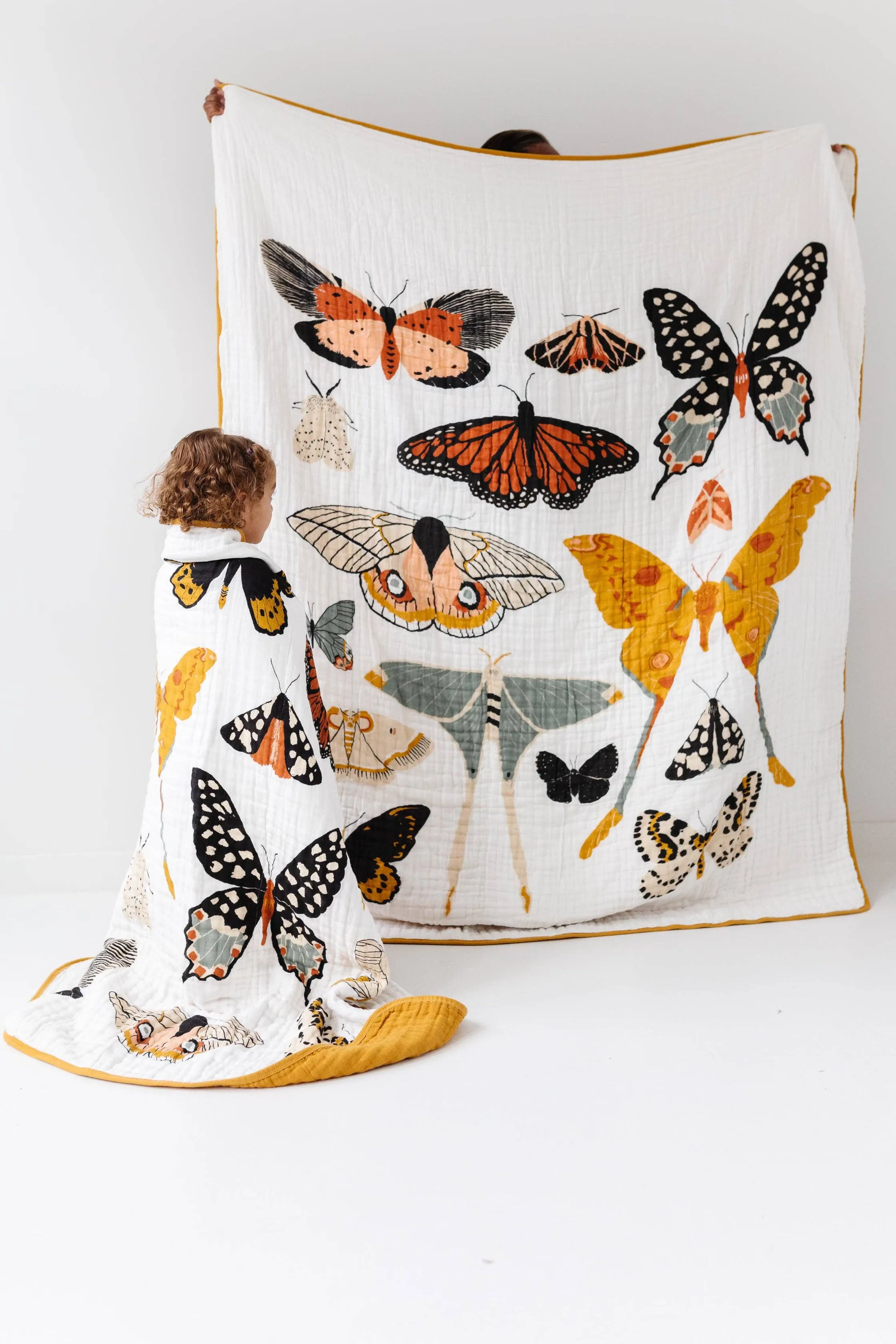 Butterfly Collector Throw Blanket | Clementine Kids