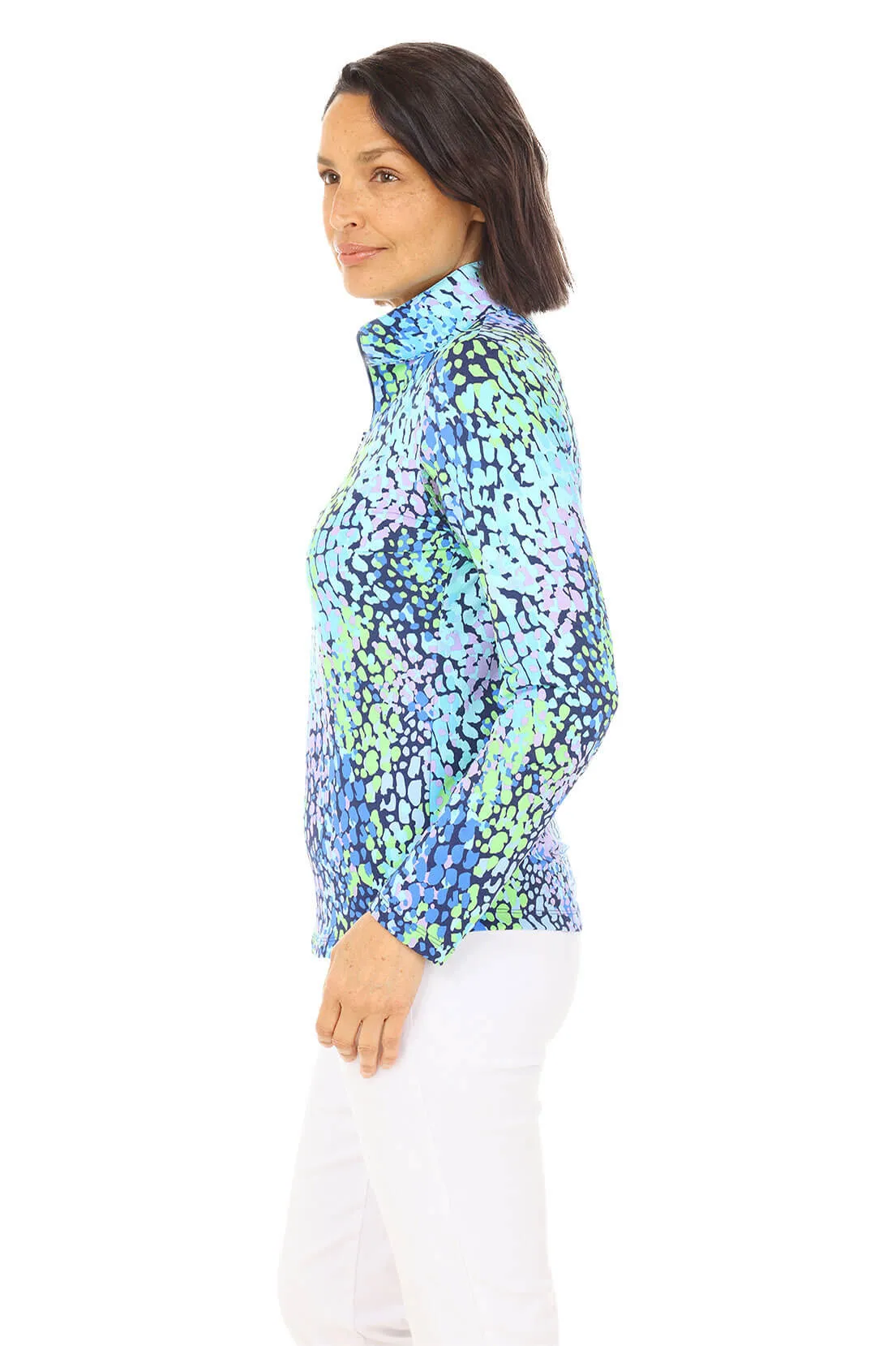 Camille Calico UPF50  Sun Shirt
