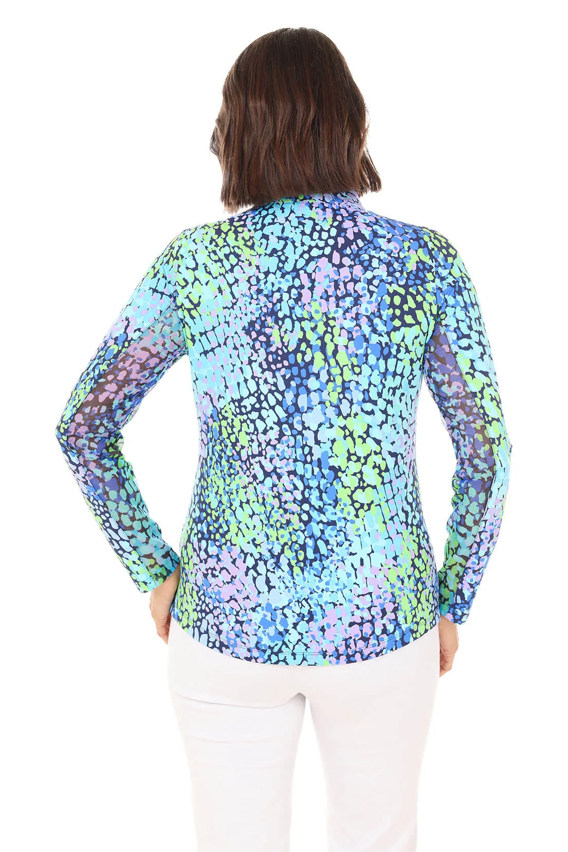 Camille Calico UPF50  Sun Shirt