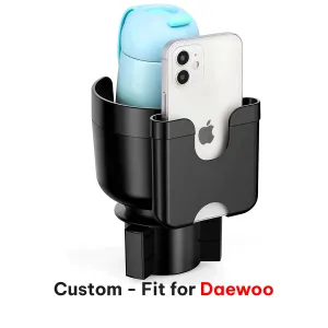 Car Cup Holder 2-in-1,  Car Cup Holder Expander Adapter with Adjustable Base, Car Cup Holder Expander Organizer with Phone Holder