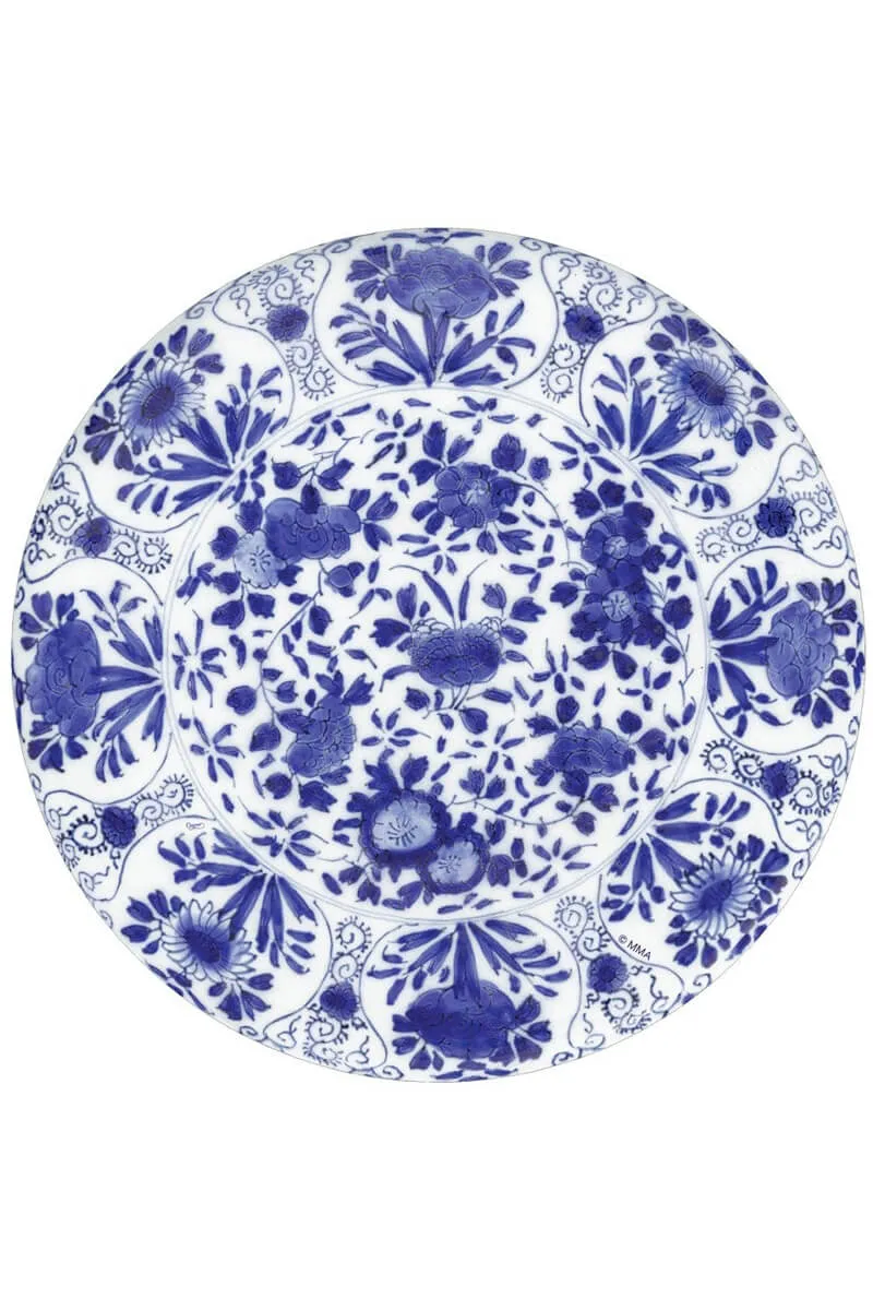 Caspari Delft Die-Cut Placemats