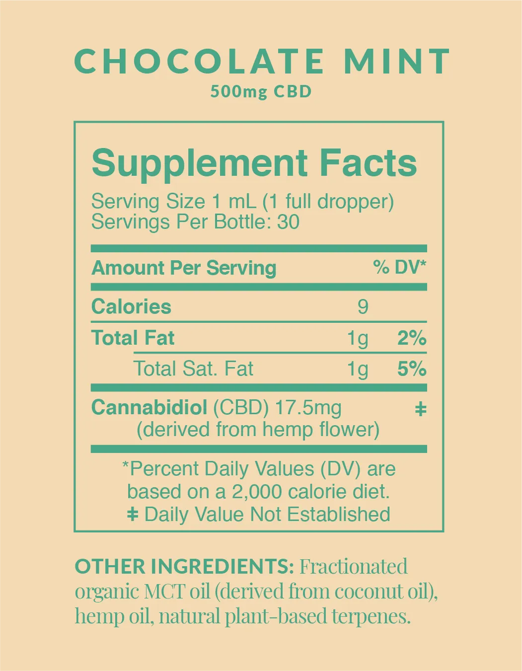 CBD Oil Tincture 500mg & 1000mg - 1.0oz