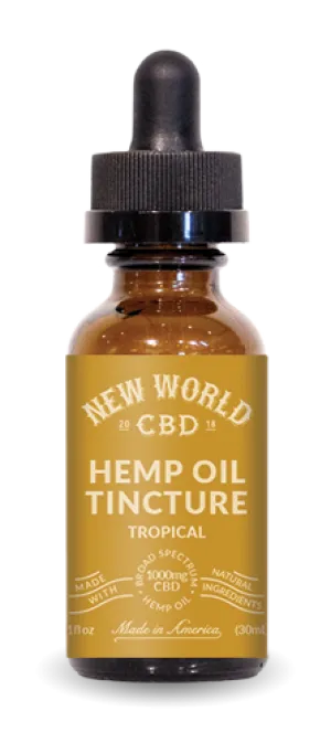 CBD Oil Tincture 500mg & 1000mg - 1.0oz