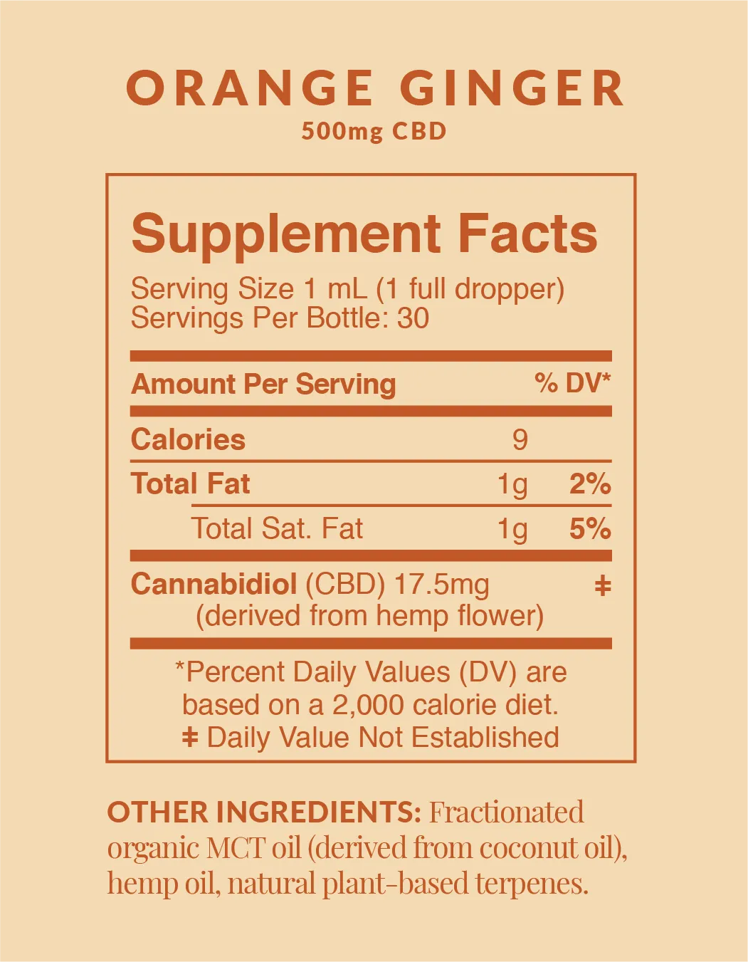 CBD Oil Tincture 500mg & 1000mg - 1.0oz