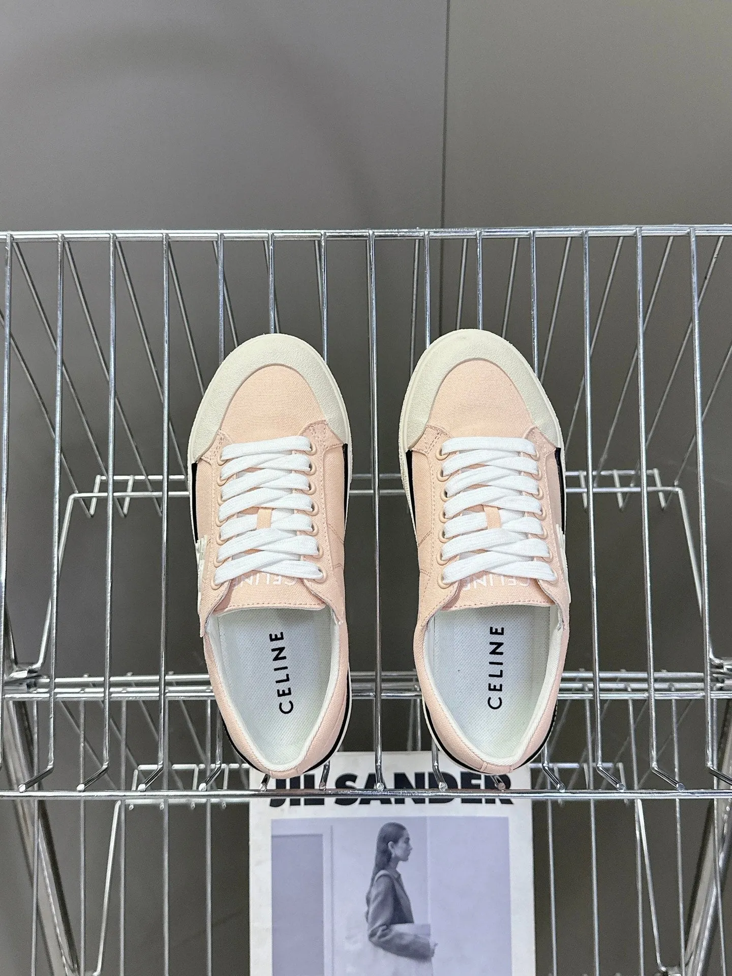 CELINE 25 Sneaker Pink Canvas